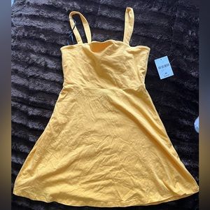 Forever 21 Yellow knit dress